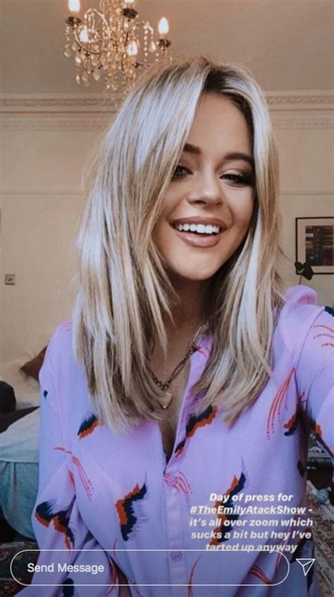 Emily Atack Flashes Glimpse Of Cleavage As She Dazzles In Glamorous Selfies