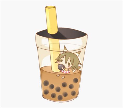 Cute boba bubble green tea drink plastic glass vector illustration cartoon character icon. #scbubbletea #bubbletea #anime #cute #animeboy #meow - Bubble Tea Cartoon Png , Free Transparent ...