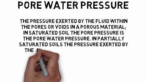 Pore Water Pressure Youtube
