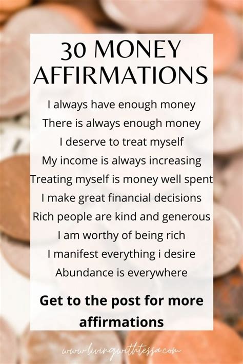 30 Affirmations To Manifest Money That Are Super Powerful Living With