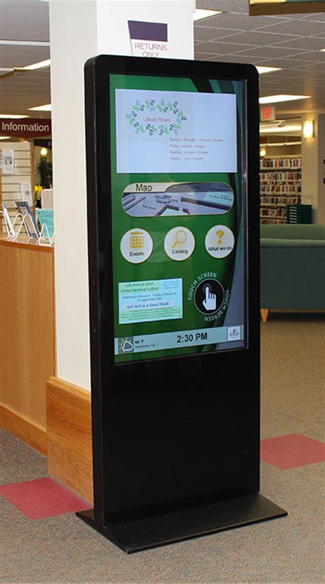 Library Digital Signage And Interactive Empire Digital Signs