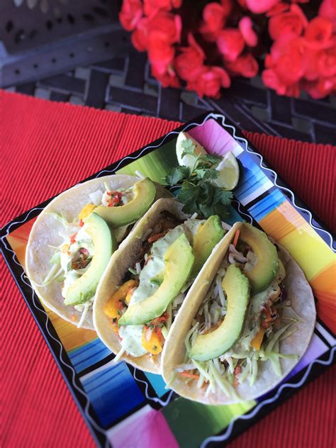 Combine all salsa ingredients in bowl. Baja Fish Tacos with Mango Salsa | Recipe | Mango salsa, Fish tacos, Fine cooking