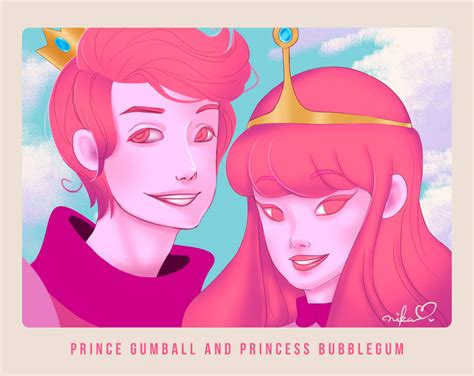 Prince Gumball And Princess Bubblegum By Takana Nika On Deviantart