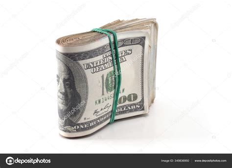 Folded Wad Money Isolated Stock Photo By ©andriu92 349836950