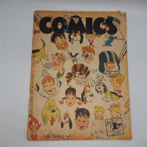 How To Draw Comics 1950s Walter T Foster 23 Vintage How To Book