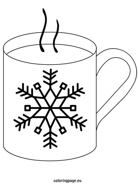 Posted on february 17, 2015 506 views. Winter - Hot Chocolate | Coloring Page | Snowman coloring ...