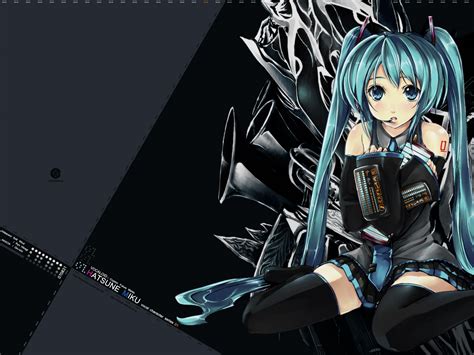 Imagini De Fundal Ilustrare Fete Anime Vocaloid Hatsune Miku