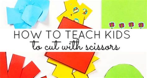 How To Teach Kids To Cut With Scissors In Preschool