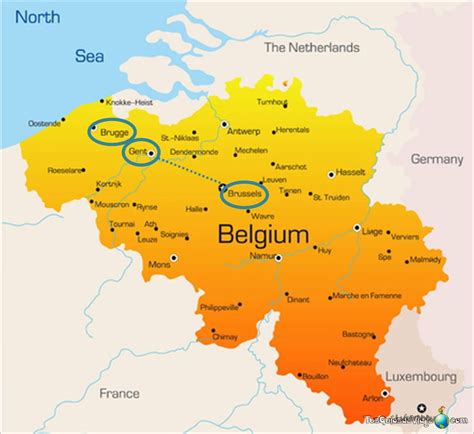 Cuando uno se plantea hacer un viaje a bélgica piensa de entrada en poblaciones como brujas, gante o amberes, todas ellas en. belgica-map | Guia de viaje, Bruselas, Mapa de europa