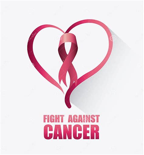 fight against breast cancer campaign stock vector illustration of concept banner 59781674