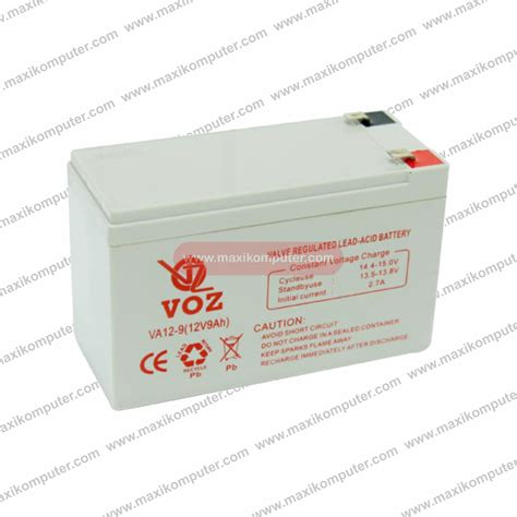 Baterai Ups Voz Va12 9 12v 9ah Valve Regulated Lead Acid