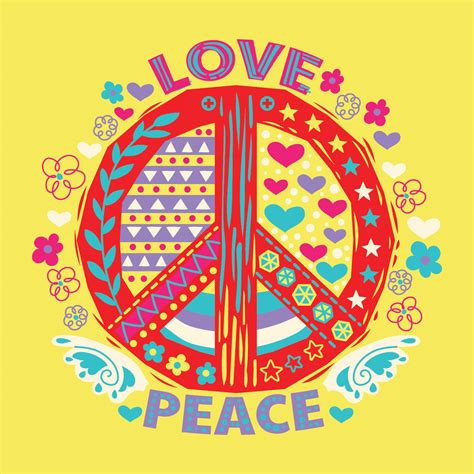 love and peace wood and linocut prints prints
