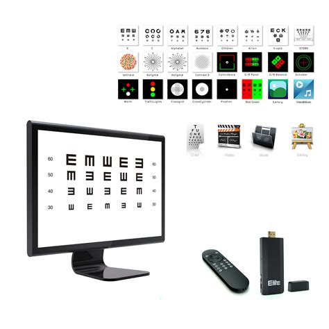 Buy Elite Digital Eye Chart Visual Acuity Chart System With Wireless