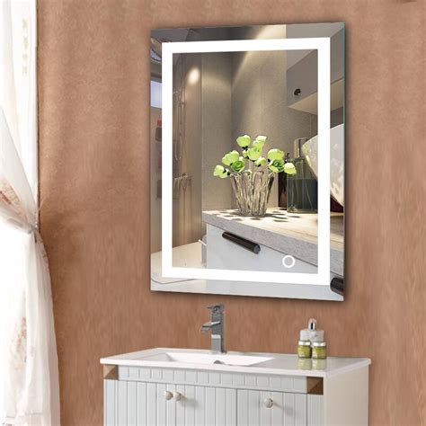 Shop all styles of mirrors to suit your bathroom needs at decorplanet.com. Liplasting LED Illuminated Bath Vanity Wall Mirror with ...