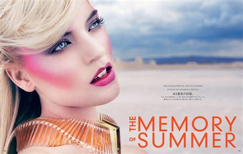 Beautiful Model Martha Hunt Modeling For Vogue Japan Fashion Editorials