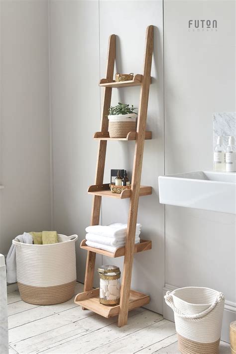 Bathroom Ladder Shelf Slim Semis Online