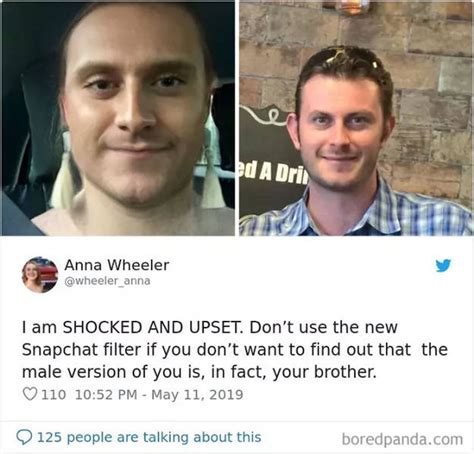 New Snapchat Gender Swap Filter Pics