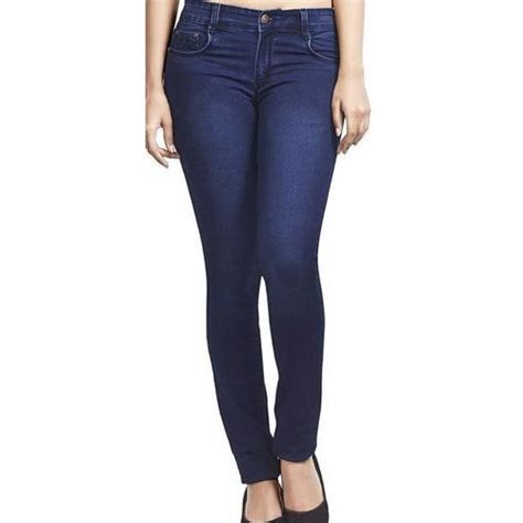 Ladies Dark Blue Stretchable Denim Jeans Rs 550 Piece Sukhi Id