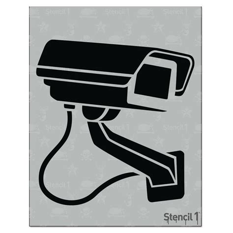 Stencil1 Surveillance Camera Stencil S1 01 123 The Home Depot