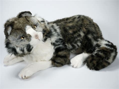 Blaze Norwegian Forest Cat Luxury Plush Stuffed Animal Big Furry