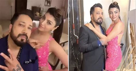 mika singh and akanksha puri s first date after swayamvar singers seen hand in hand