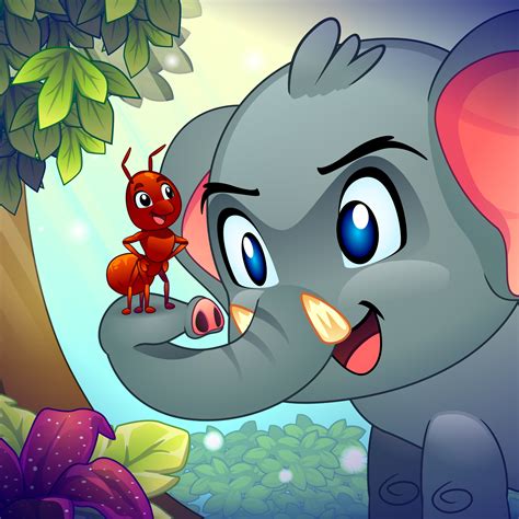 Kisah Gajah Dan Semut Fabel Cerita Anak Riri Cerita Anak Interaktif