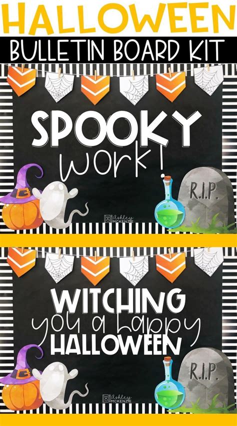 Add Some Fun Halloween Classroom Decor To Your Bulletin Boards This