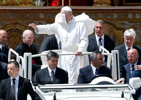 Today on rap news, a world exclusive: 10 Times When Pope Francis Struggled to Battle The Wind ...