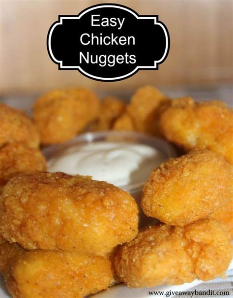 Easy Kids Chicken Nuggets Recipe | Chicken nugget recipes ...