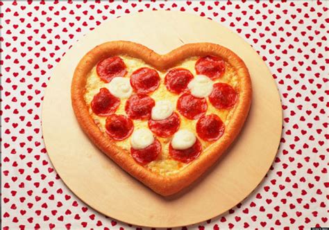 Heart shaped pizza for valentines day 💁. Domino's Japan Debuts Heart-Shaped Pizza For Valentine's ...
