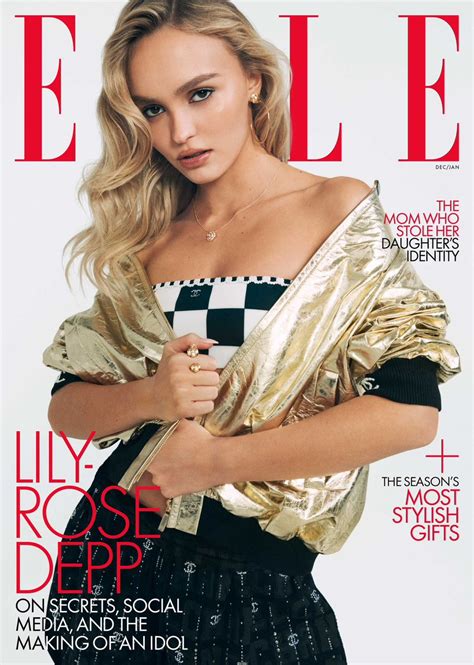 G On Twitter Rt Filmupdates Lily Rose Depp Covers The Latest Issue Of Elle Magazine