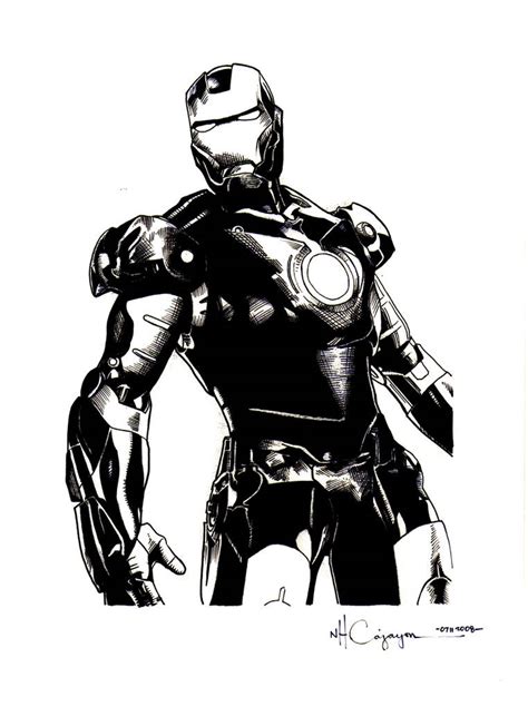 Iron Man Ink By Ncajayon On Deviantart