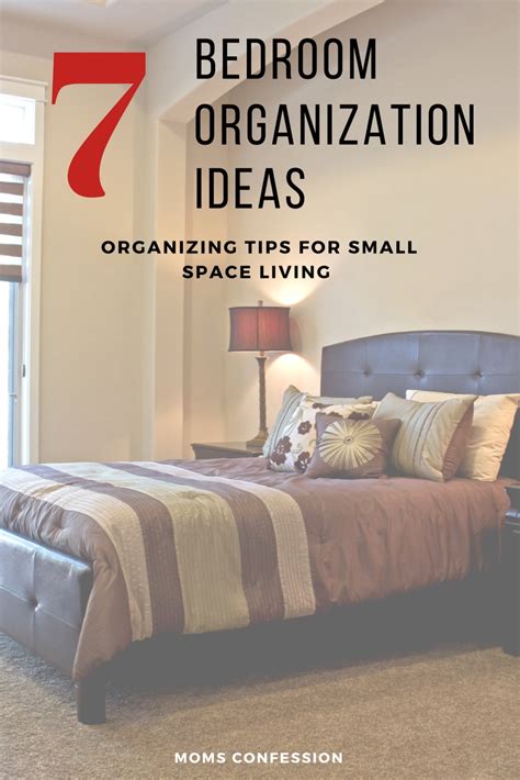 Here are 17 tips for small room organization. Bedroom Organization Ideas for Small Spaces