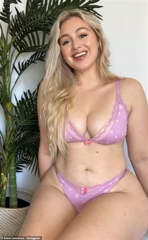 Iskra Lawrence Displays Her Stunning Curves In A Skimpy Pink Bikini As