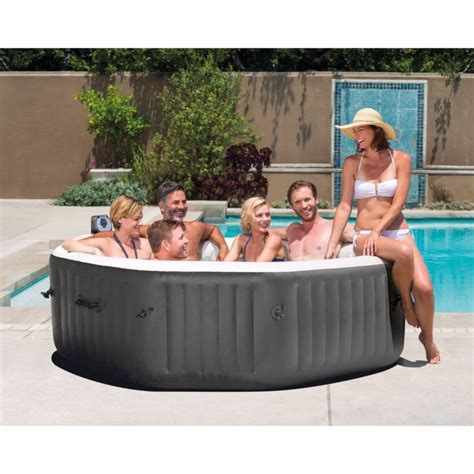 6 person hot tub water spa inflatable portable heated pool bubble jets personal for sale from