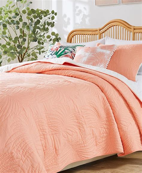 Greenland Home Fashions Palm Coast Reversible 3 Piece Quilt Set Full