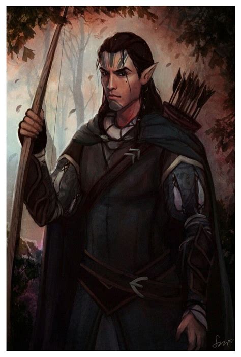 The elf had long brown hair with silver elven tiara adorned his head. Pin by Grey Wolf on Fantasy Characters, Monsters & such ...