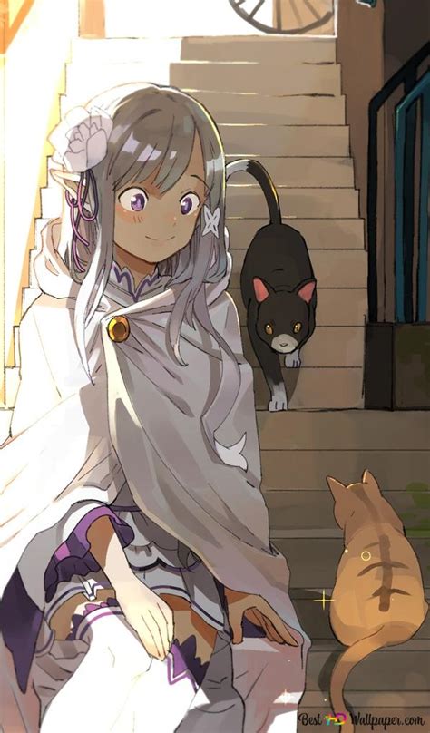 Rezero Starting Life In Another World Emiliahalf Elfcats 2k