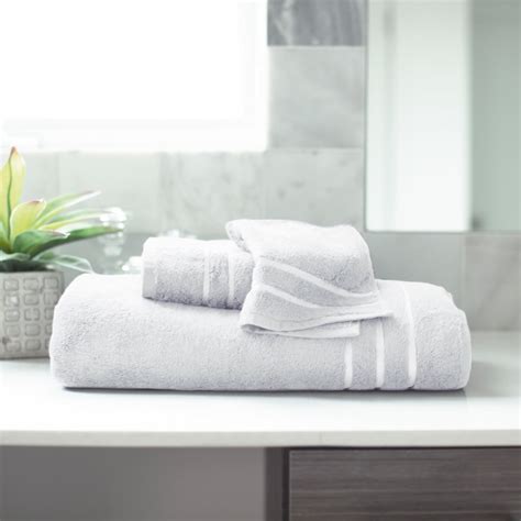 Bamboo Bath Towel Set White
