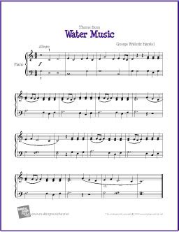 The alia vox label maintains a very high standard and this is a prime example of it. Water Music (Handel) | Free Easy Piano Sheet Music