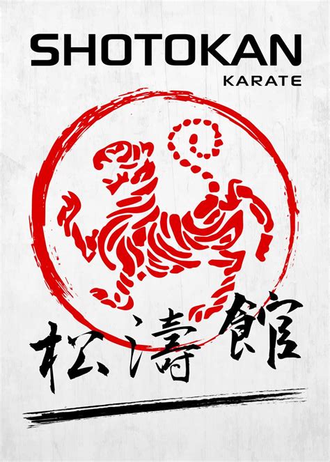 Shotokan Karate Poster Print By Cornel Vlad Displate In 2020