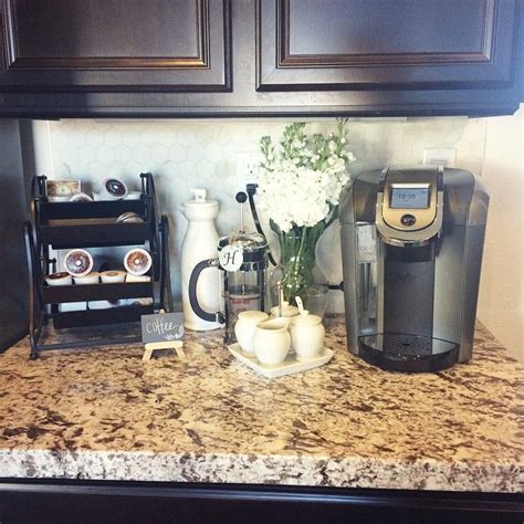 Keurig Coffee Bar Home Coffee Bars In Kitchen Home Coffee Stations