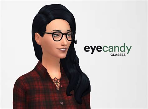 I found a small eagle scout glass desk piece with a black base. Eyecandy Glasses at Moon » Sims 4 Updates