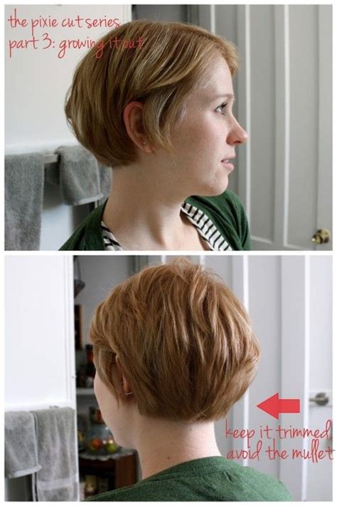 It might sound counterproductive — cutting your hair while attempting to grow it out — but getting your hair cut can help get rid of split ends, which are notorious for hampering the growth process. Short Wedge Hairstyles | Growing out short hair styles ...