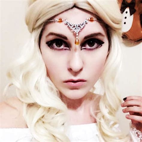 A Wonderful Customer Models Her Headpiece With Her Cosplay Outfit She