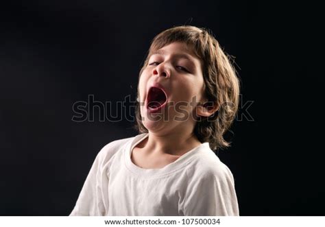 Young Kid Yawning Stock Photo 107500034 Shutterstock