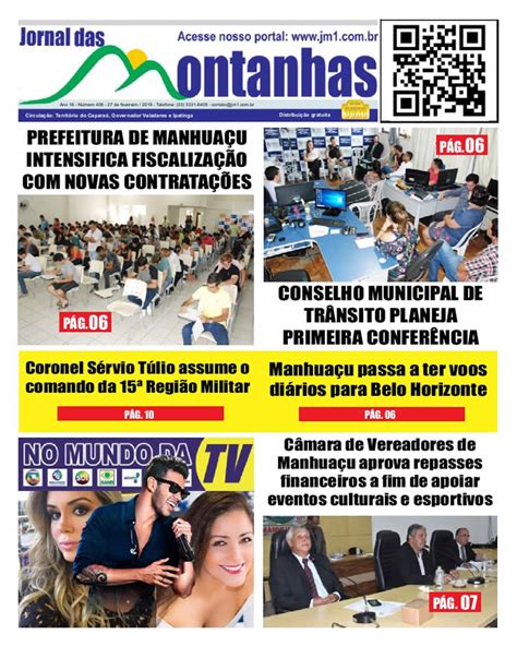 Edi O De Fevereiro De Jm Jornal Das Montanhas