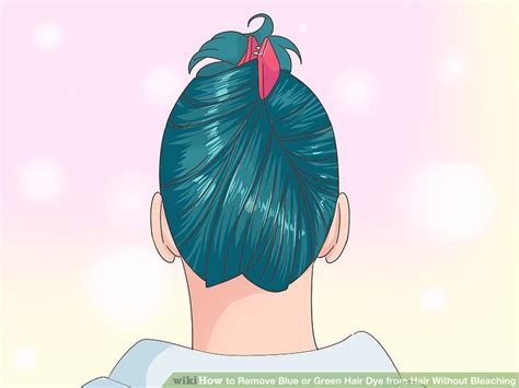 Make the water as warm as you can stand it. 4 Ways to Remove Blue or Green Hair Dye from Hair Without ...