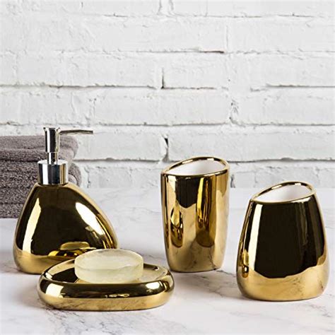 Top 10 Black And Gold Bathroom Set Bathroom Accessory Sets Remoticol