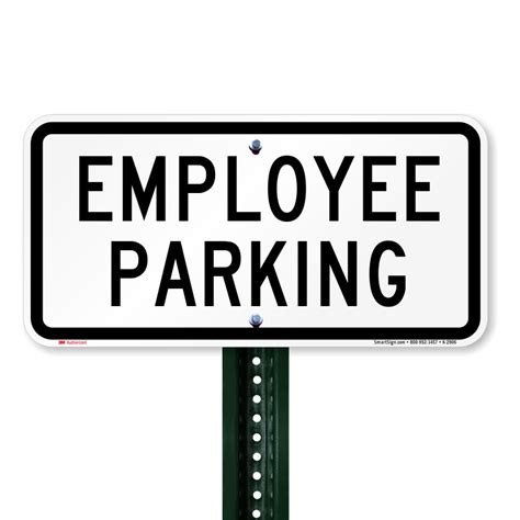 Employee Parking Sign Reserved Parking Sign Online Sku K 2906